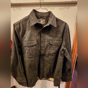 Men's large Buttun Up thick soft